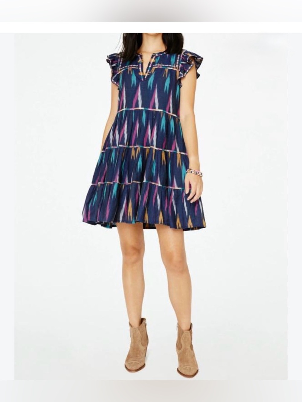 Roller Rabbit Ikat Michi Pippa Dress, EUC, XL